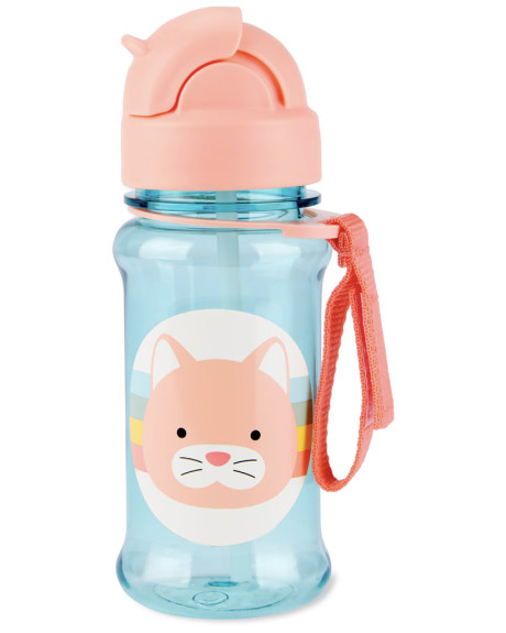 Zoo tritan Fľaša so slamkou 355 ml 12m+ Skip hop