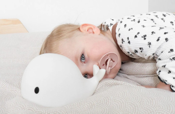 Nočné svetlo Moby White Flow