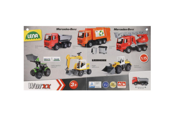 Auto hasiči s rebríkom Mercedes Arocs 47 cm