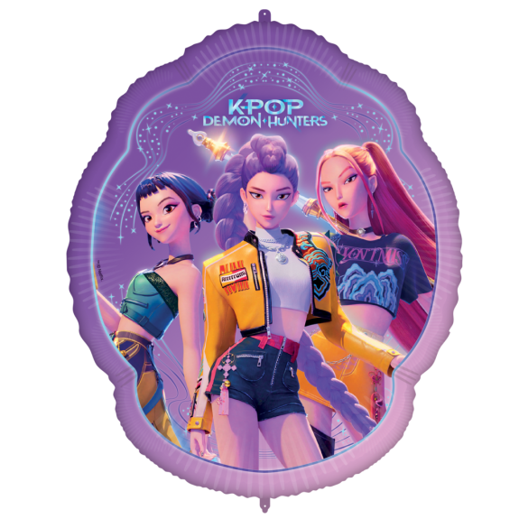K-Pop: Lovkyňa démonov 100x73 cm fóliový balónik