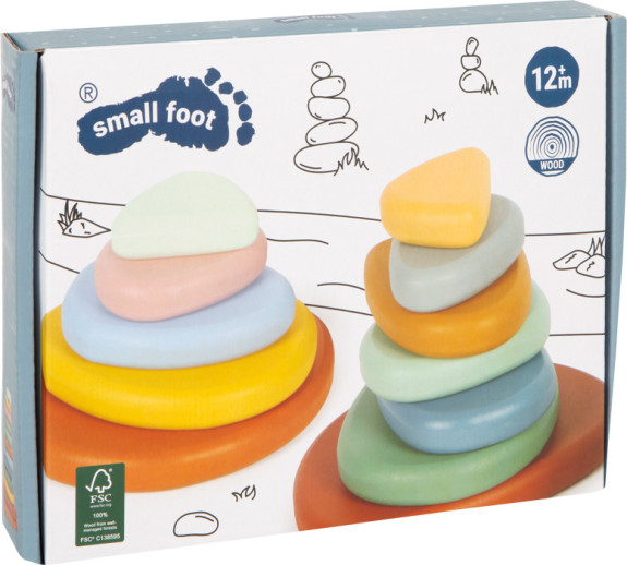 Montessori riečne kamene Balančná hra Small Foot