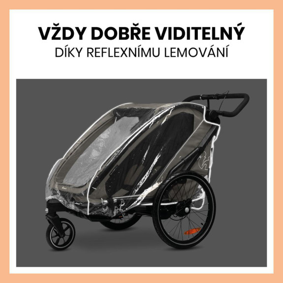 Pláštenka na cyklovozík Bike N Walk Duo Hauck