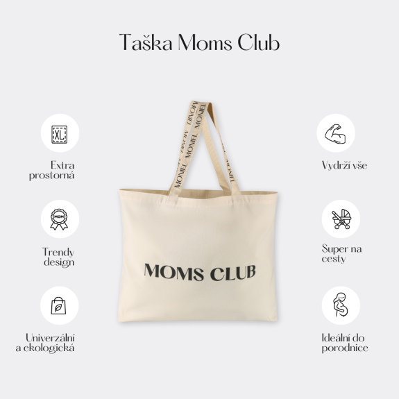 Materská maxi taška na rameno Moms Club Moniel
