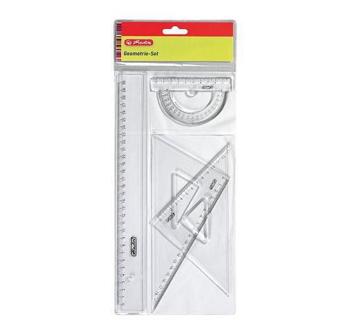 Herlitz - Sada pravítok pre geometriu 4 ks