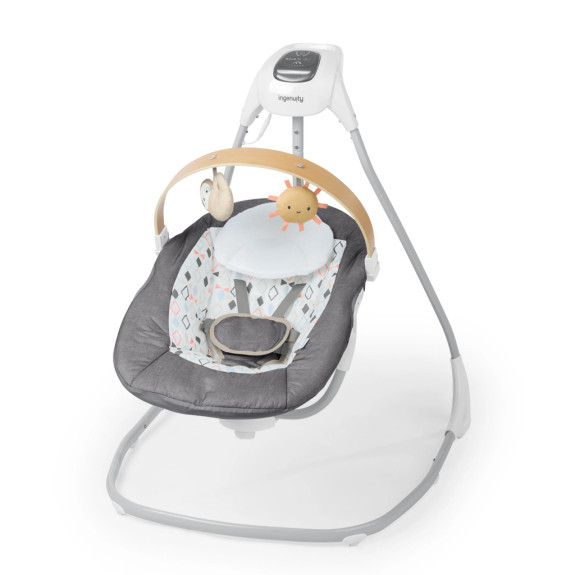 Hojdačka pohupujúca hudobný Parker™ 0 m+, do 9 kg Ingenuity