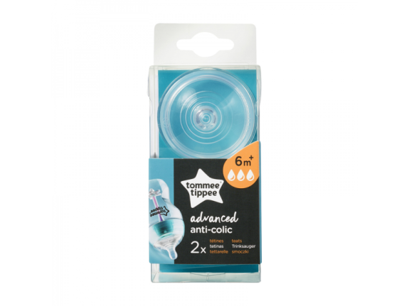 Náhradný cumlík C2N ANTI-COLIC Advanced 2 ks Tommee Tippee