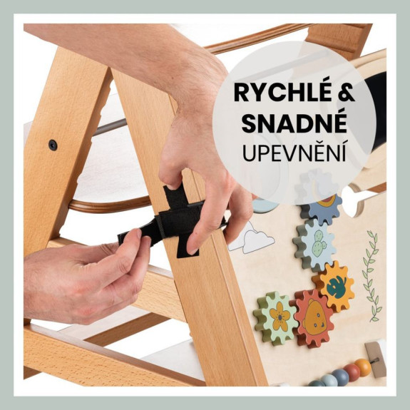 Aktivity centrum Play board na drevené stoličky Alpha+/Beta+/Arketa Hauck
