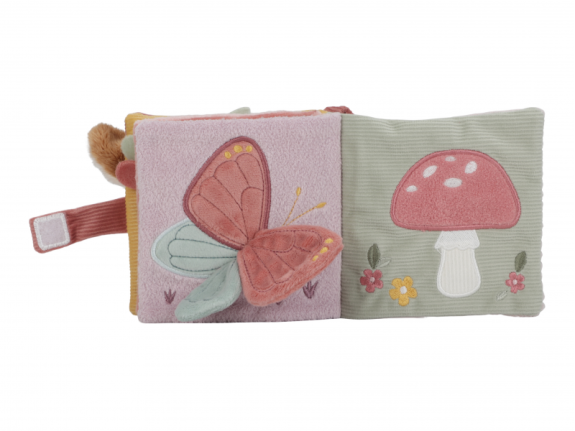 Závesná textilná knižka s aktivitami Fairy Garden Little Dutch
