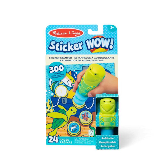 Sticker WOW! Obrázková knižka s pečiatkovačom - Korytnačka