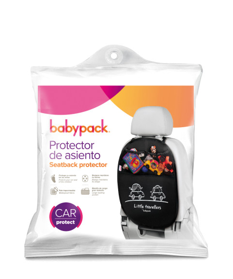 Organizér a ochrana autosedadla, čierny Babypack