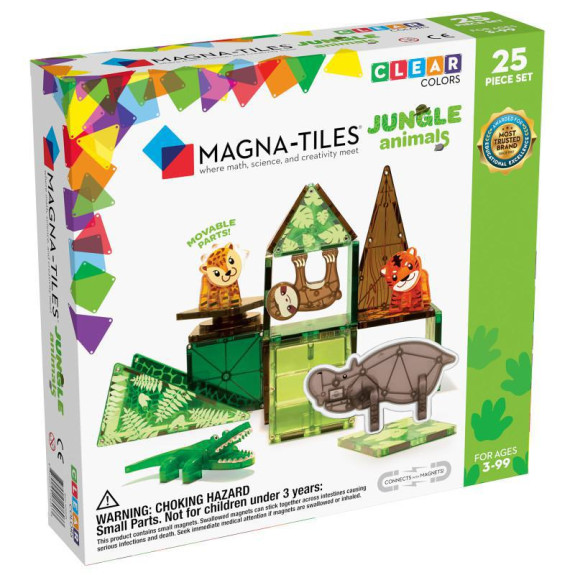 Magnetická stavebnica Jungle 25 dielov