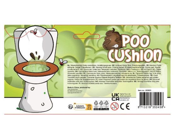 Poo prdiaci vankúšik 24 x 19 cm
