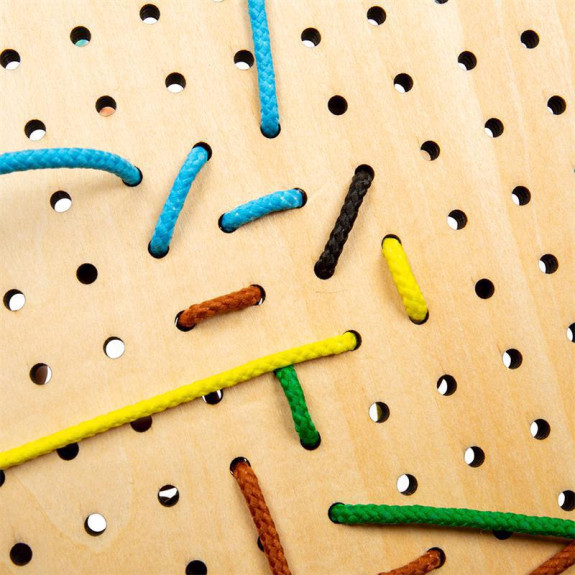 Prevliekacia doska domček Bigjigs Toys