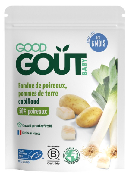 Good Gout BIO Pór so zemiačikom a treskou 190 g