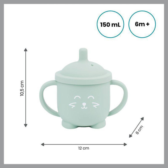 Silikónový hrnček Isy Cup 150 ml Babymoov