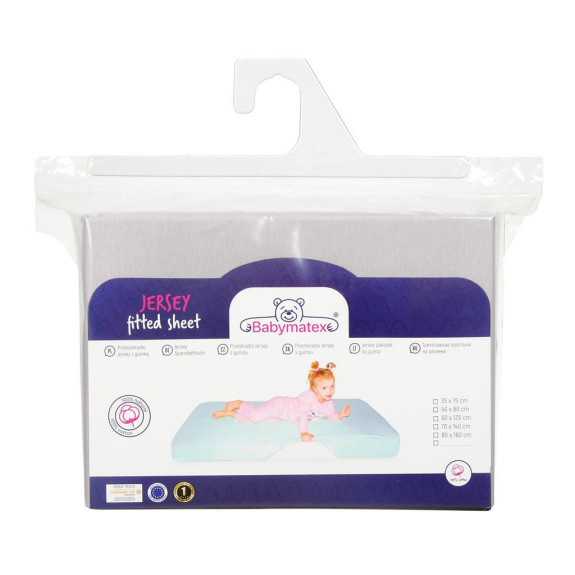 Prestieradlo Jersey s gumou 60 x 120 cm BabyMatex
