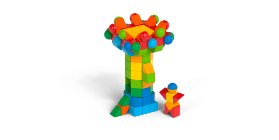 Geomag Magicube Shapes 164 dielikov
