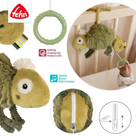 Mini hrací chameleón, Crazy Baby Fehn