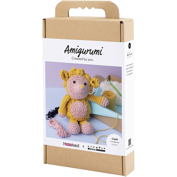 Sada na háčkovanie ježko Amigurumi