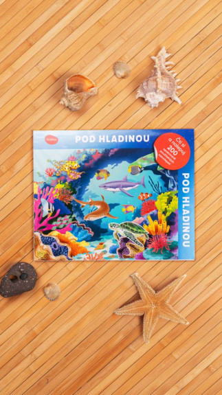 Čítaj a nalepuj - Pod hladinou kniha so samolepkami