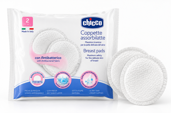 Tampóny 2 ks antibakteriálne Chicco