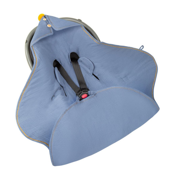 Ľahký mušelínový fusak/zavinovačka/deka do autosedačky Sleepee