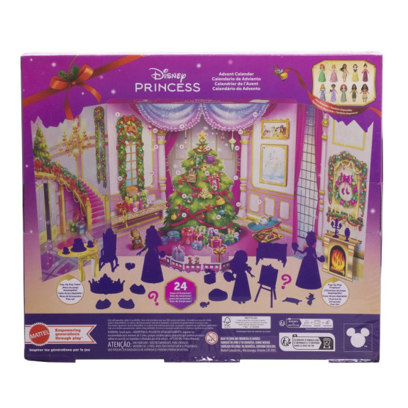 Disney Princess malá bábika adventný kalendár 2025
