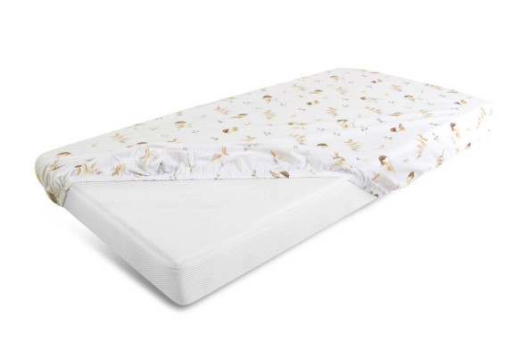 Bavlnená prestieradlo s gumou Print 60 x 120 cm Babymatex