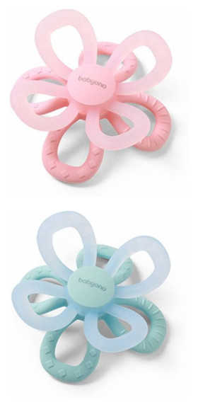 Silikónové hryzátko Flower BabyOno