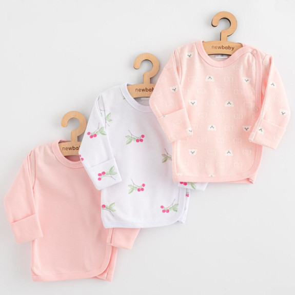Dojčenská košieľka Classic II 3 ks girl New Baby