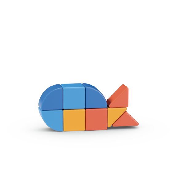Geomag Magicube Shapes 9 dielikov