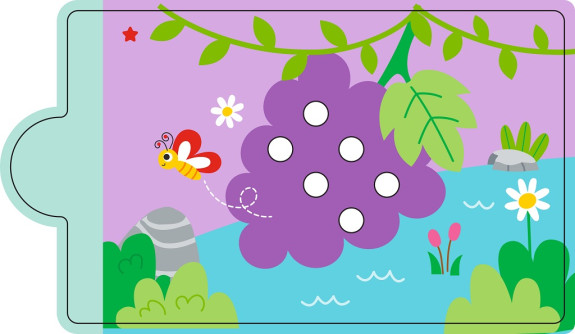 Magnetická hra Triedenie farieb s dinosaurom Kids Toys