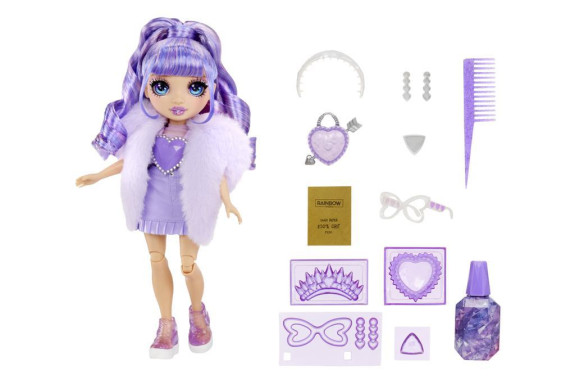 Rainbow High Creative Crystals bábika - Violet Willow TV