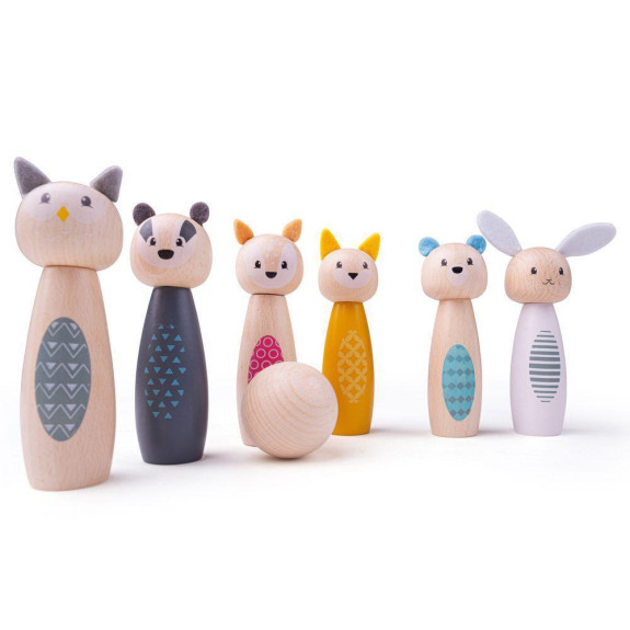 Kolky lesné zvieratká Bigjigs Toys