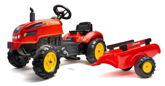 Traktor šliapací Xtractor červený