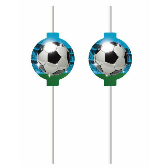 Slamky papierové EKO "Futbal" 4 ks
