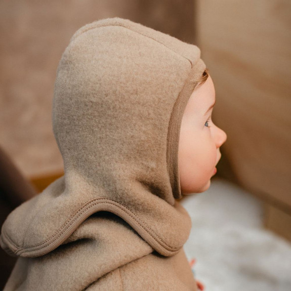 Karamelová merino detská kukla Eevi