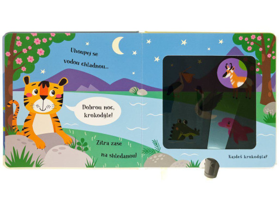 Dobrú noc, tigrík! Kniha s kúzelnou baterkou Katie Button