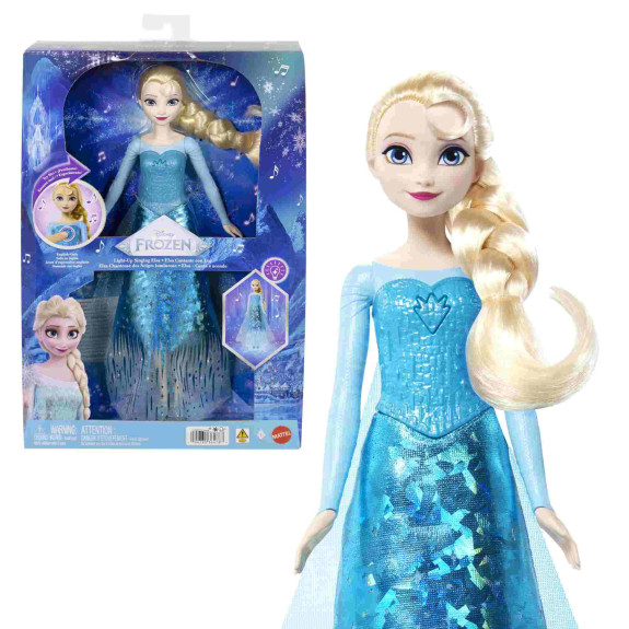 Anglicky spievajúca bábika Elsa so svetlami Frozen