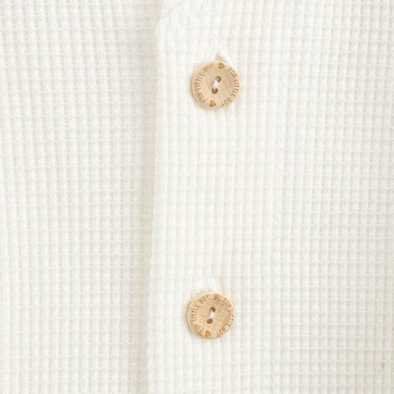 Dojčenský kabátik na gombíky New Baby Luxury clothing Laura biely