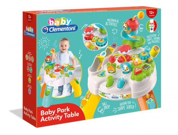 Clemmy baby - Veselý hrací stolík s kockami a zvieratkami