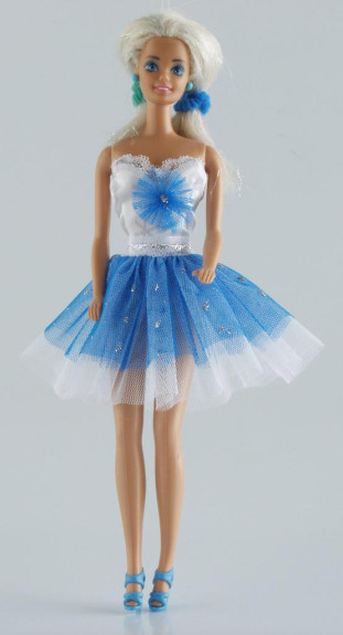 Šaty pre bábiky ako je Barbie a podobne veľké