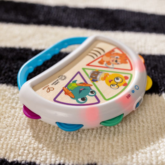 Hračka hudobná tamburína Tap & Shake ™ Magic Touch ™ Hape 6 m + Baby Einstein
