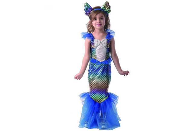 Kostým na karneval - morská panna Veľ. 80 - 92 cm