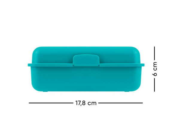 Box na desiatu Dúha tyrkysový Baagl