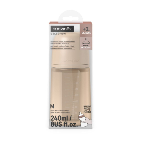 Dojčenská fľaša 240 ml M Suavinex