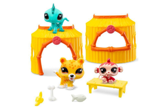 Littlest Pet Shop 3 figúrky Džungle