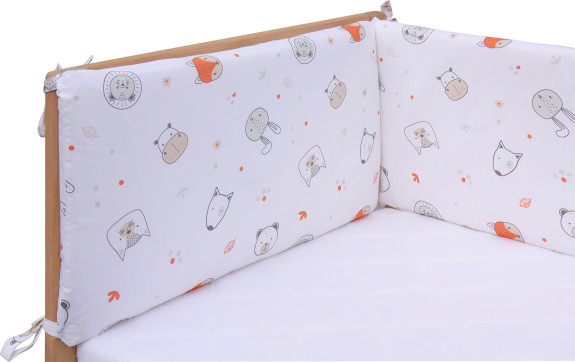 Mantinel do postieľky 4dielny Labra 180 x 30 cm Scarlett