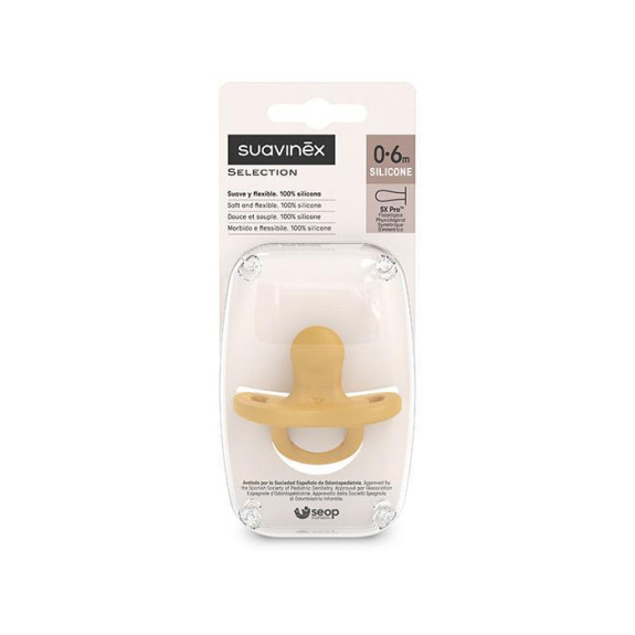 Cumlík fyziologický silikón 0-6 m SX PRO Colour Essence Suavinex