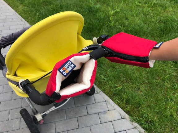 Rukavice na kočík biobavlna